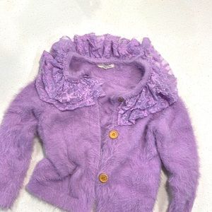 Purple girl’s sweater